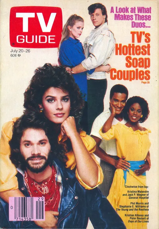 Supercouples TV Guide Cover July 20, 1985